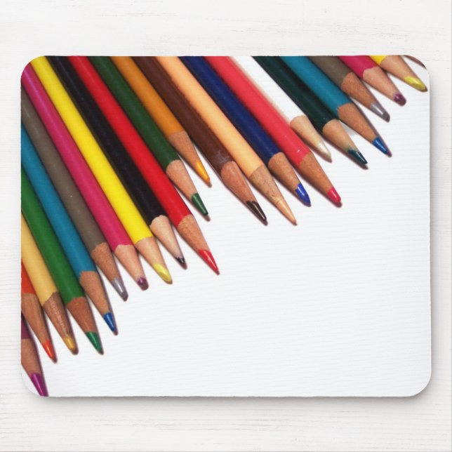 Farbige Bleistift-Ecke Mousepad (Vorne)