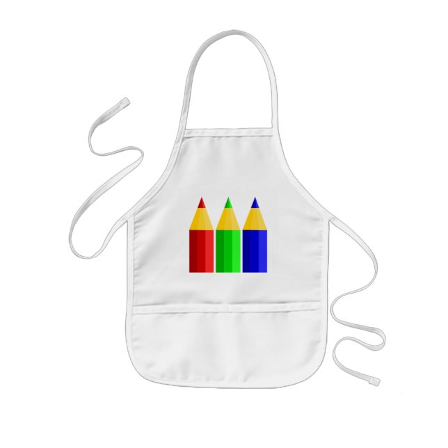 Farbige Bleistift-KinderSchürze Kinderschürze (Vorne)