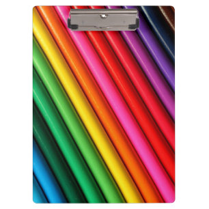 Farbige Bleistift-Klemmbretter Klemmbrett