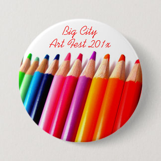 Farbige Bleistifte Button