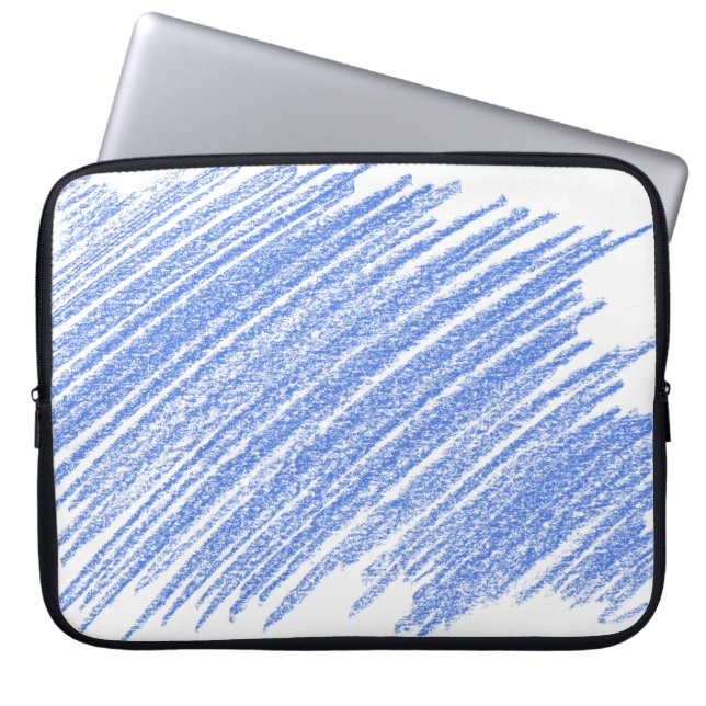 Farbige Bleistiftkratzung Laptopschutzhülle (Vorderseite)