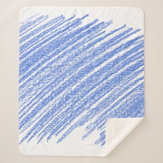 Farbige Bleistiftkratzung Sherpadecke (Vorderseite)