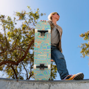 Farbige Blobs Skateboard