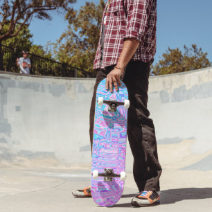 Farbige Blobs  Skateboard
