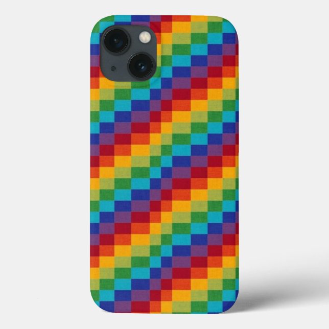 Farbige Blöcke Case-Mate iPhone Hülle (Rückseite)