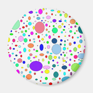 Farbige Blubbles Magnet
