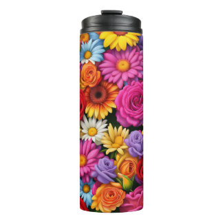 Farbige Blume #79 - Thermosbecher