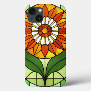 Farbige Blume aus festem Glas Case-Mate iPhone Hülle