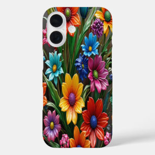 Farbige Blume aus Glas #1 - iPhone-Fälle iPhone 16 Hülle