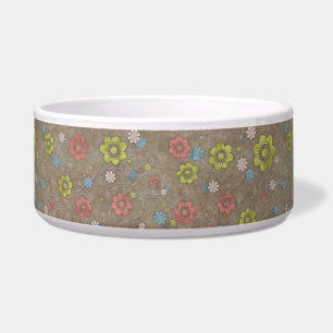 Farbige Blume, Blumenmuster, Muster von Blume Napf
