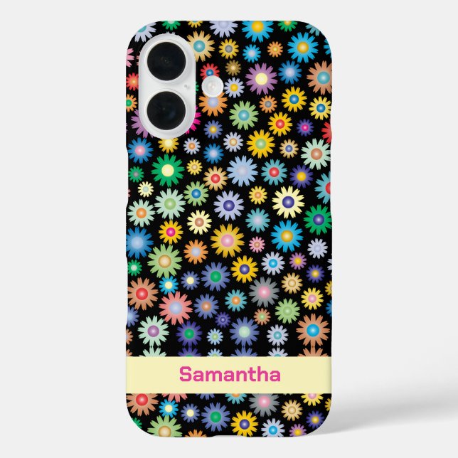 Farbige Blume Case-Mate iPhone Hülle (Rückseite)