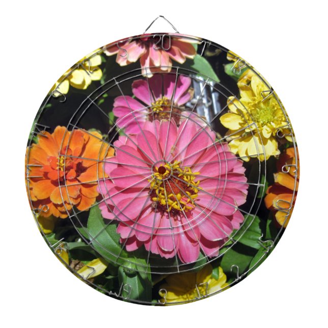Farbige Blume Dartscheibe (vorne)