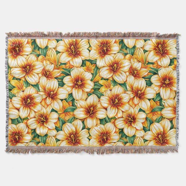 Farbige Blume Decke (Vorderseite)