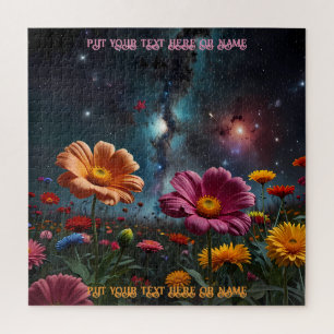 Farbige Blume Galaxy & Universe Geschenke Puzzle