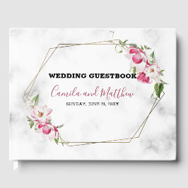 Farbige Blume Gästebuch