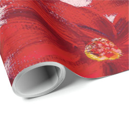 Farbige Blume Geschenkpapier