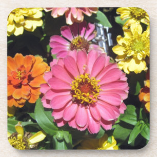 Farbige Blume Getränkeuntersetzer
