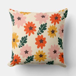 Farbige Blume Kissen
