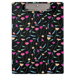 Farbige Blume Klemmbrett