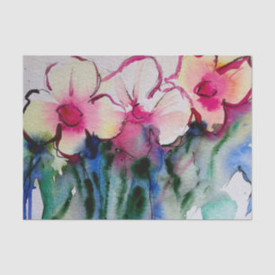 Farbige Blume Kunstpapier Seidenpapier