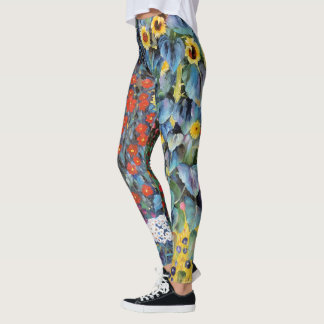 Farbige Blume Leggings