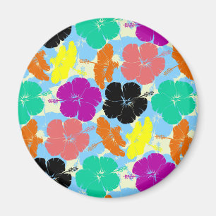 Farbige Blume Magnet