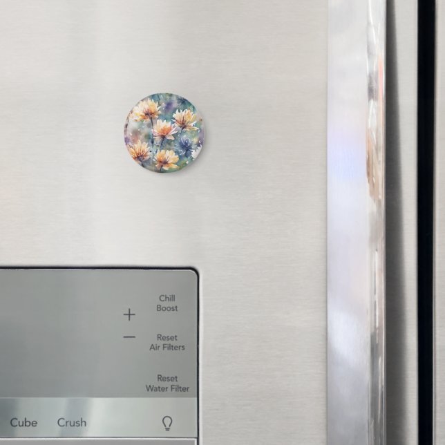 Farbige Blume Magnet (In Situ (Kühlschrank))