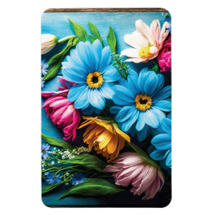 Farbige Blume Magnet