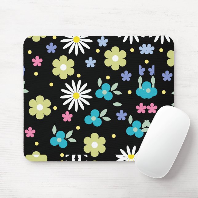 Farbige Blume Mousepad (Mit Mouse)