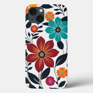 Farbige Blume Niedlicher Frühling Blumenmuster Case-Mate iPhone Hülle
