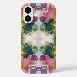 Farbige Blume Petals Aquarellmuster Malerei iPhone 16 Hülle