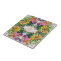 Farbige Blume Petals Aquarellmuster Malerei