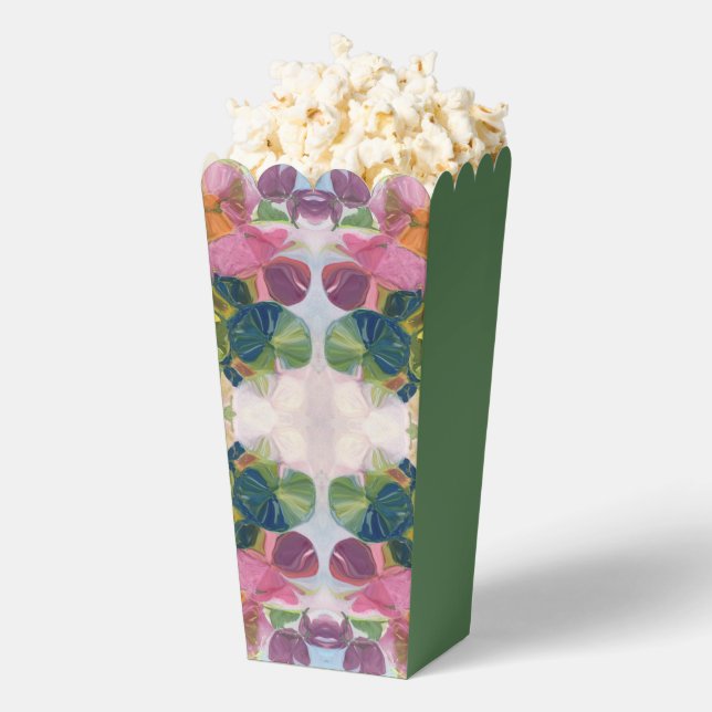 Farbige Blume Petals Aquarellmuster Malerei Geschenkschachtel (Geplatzt)