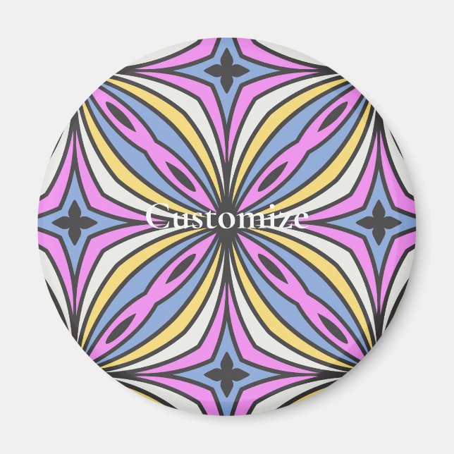 Farbige Blume Petals Thunder_Cove Magnet (Vorne)