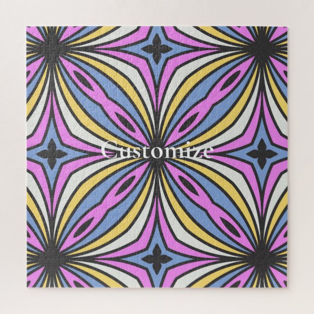 Farbige Blume Petals Thunder_Cove Puzzle (Vertikal)