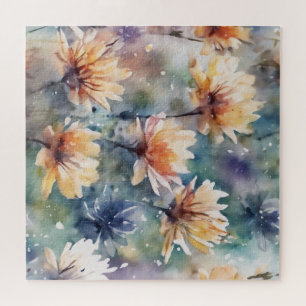 Farbige Blume Puzzle