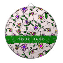 Farbige Blume, rosa Hintergrund, grün