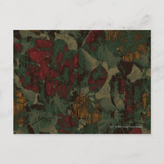 Farbige Blume-Tarnung Postkarte