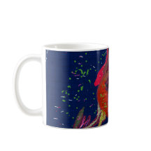 Farbige Blume Tasse