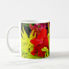 farbige Blume Tasse