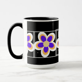 Farbige Blume Tasse