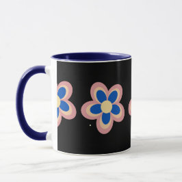 Farbige Blume Tasse