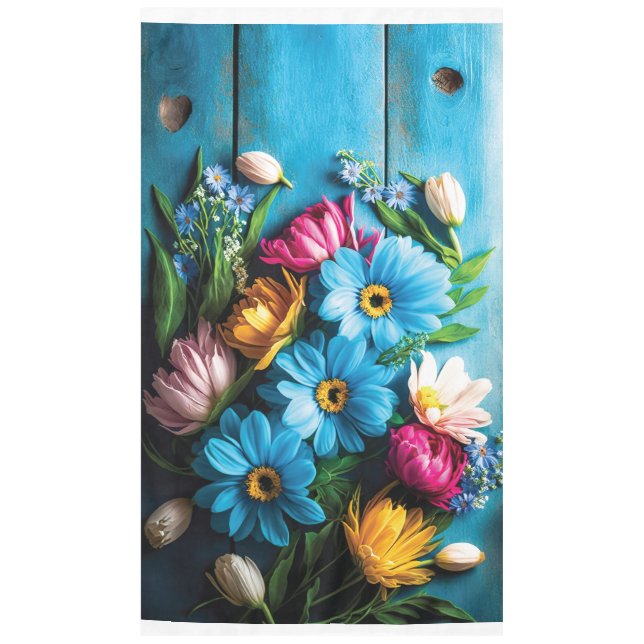 Farbige Blume Tischdecke (Vorderseite)