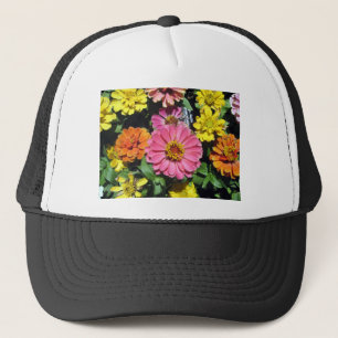 Farbige Blume Truckerkappe