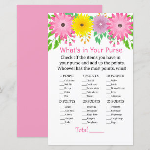 Farbige Blume Was ist in deinem Geldspiel?