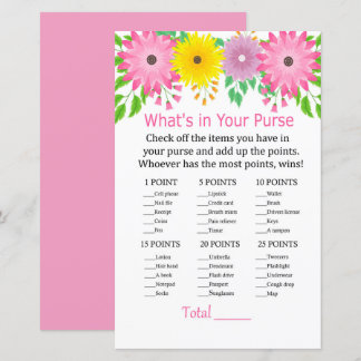 Farbige Blume Was ist in deinem Geldspiel?