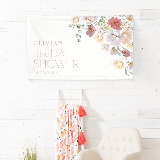 Farbige Blume, Wildblumen, Begrüßung von Bridal Banner (Insitu)