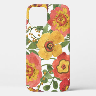 Farbige Blumen: Sommer-Aquarellmuster. Case-Mate iPhone Hülle