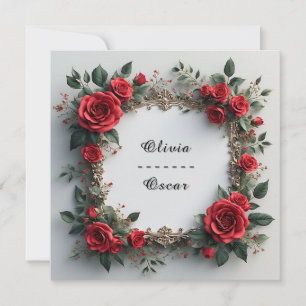 Farbige Blumenkranz Hochzeit