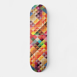 FARBIGE BOHEK SQUARS PATTERS BACKGRUNDS DIGIT SKATEBOARD